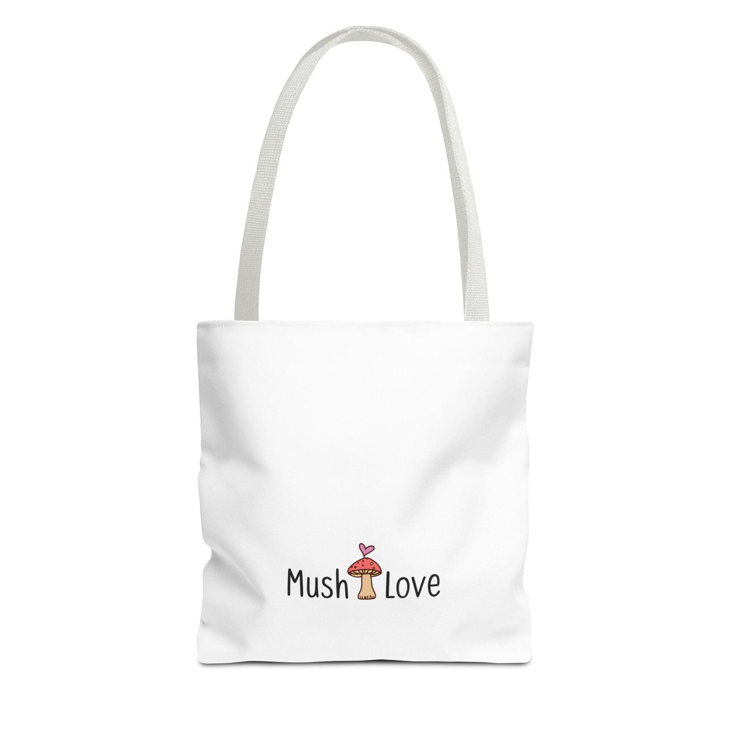 Mush-Love Organic Cotton Tote Bag | Eco-Friendly Minimalist Tote | Sustainable Shopping Bag