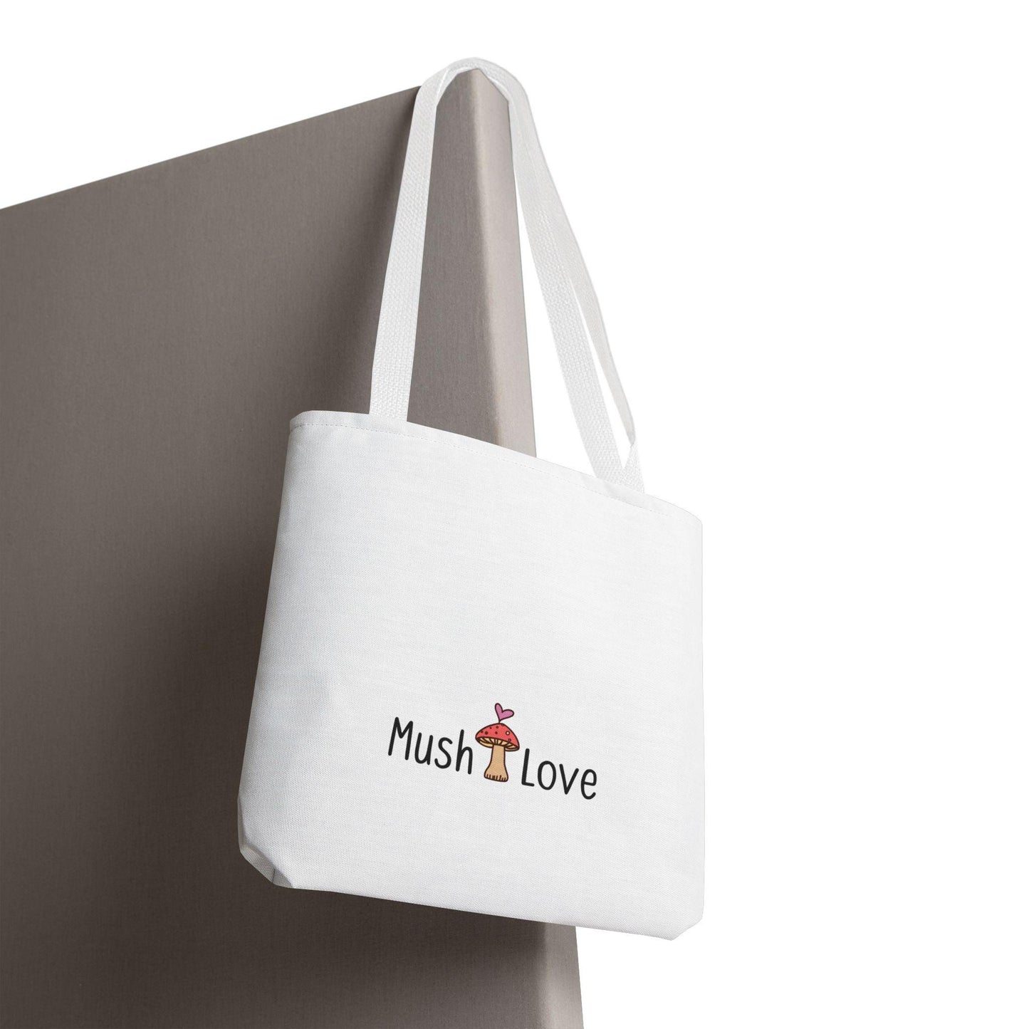 Mush-Love Organic Cotton Tote Bag | Eco-Friendly Minimalist Tote | Sustainable Shopping Bag