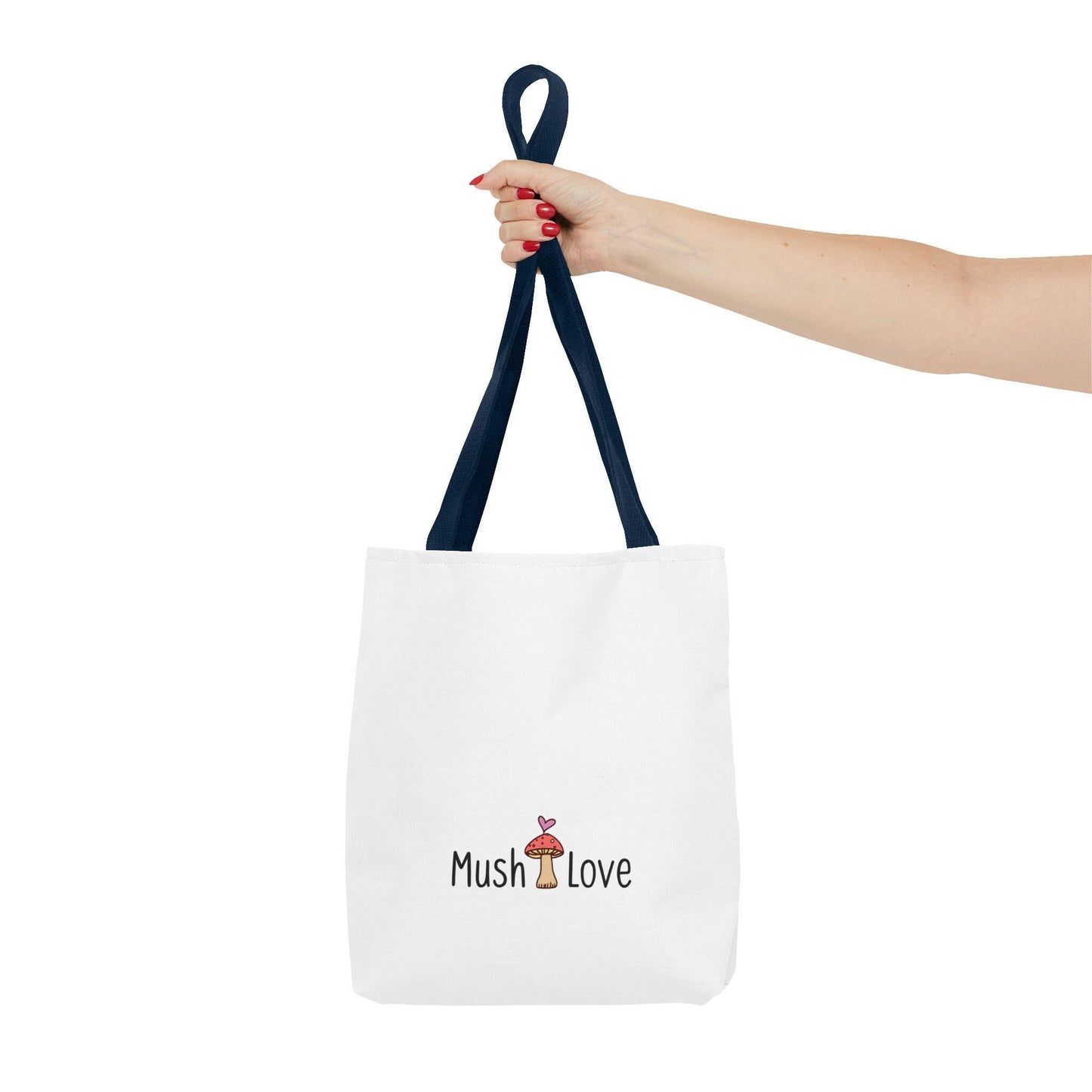 Mush-Love Organic Cotton Tote Bag | Eco-Friendly Minimalist Tote | Sustainable Shopping Bag