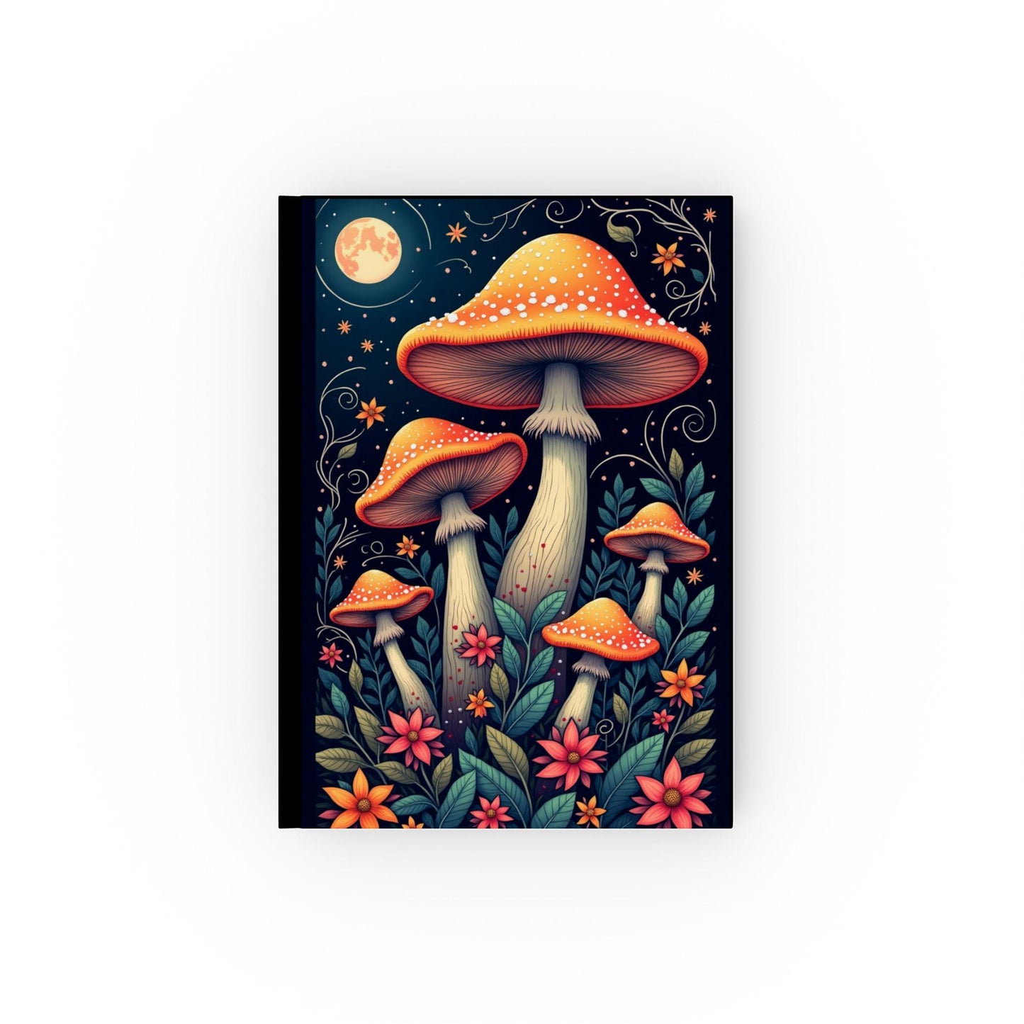 Mushroom Growth Hardback Journal | Nature-Inspired Notebook | Eco-Friendly Writing Journal |Spiritual Notepad