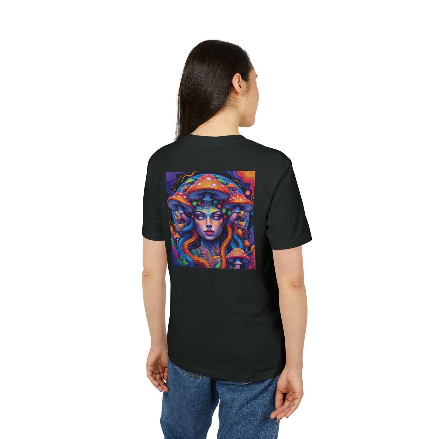 Medusa T-shirt - Mushroom Inspired Mythical Art, Psychedelic Medusa Design, Unisex Mushroom Shirt, Unique Nature-Inspired Apparel