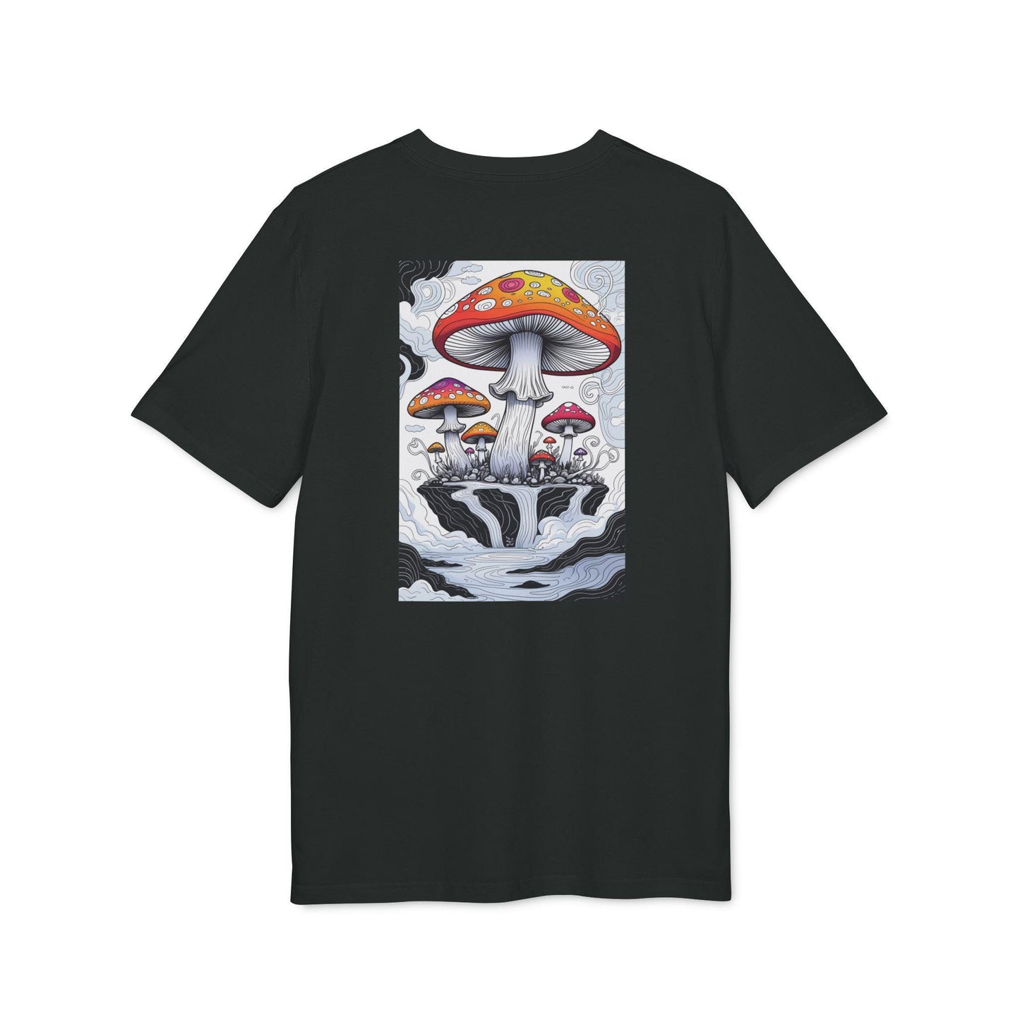 Mush-Love Mushroom Mindscapes Collection Tee - Psychedelic Mushroom T-shirt, Unisex Mushroom Shirt, Colourful Nature-Inspired Apparel