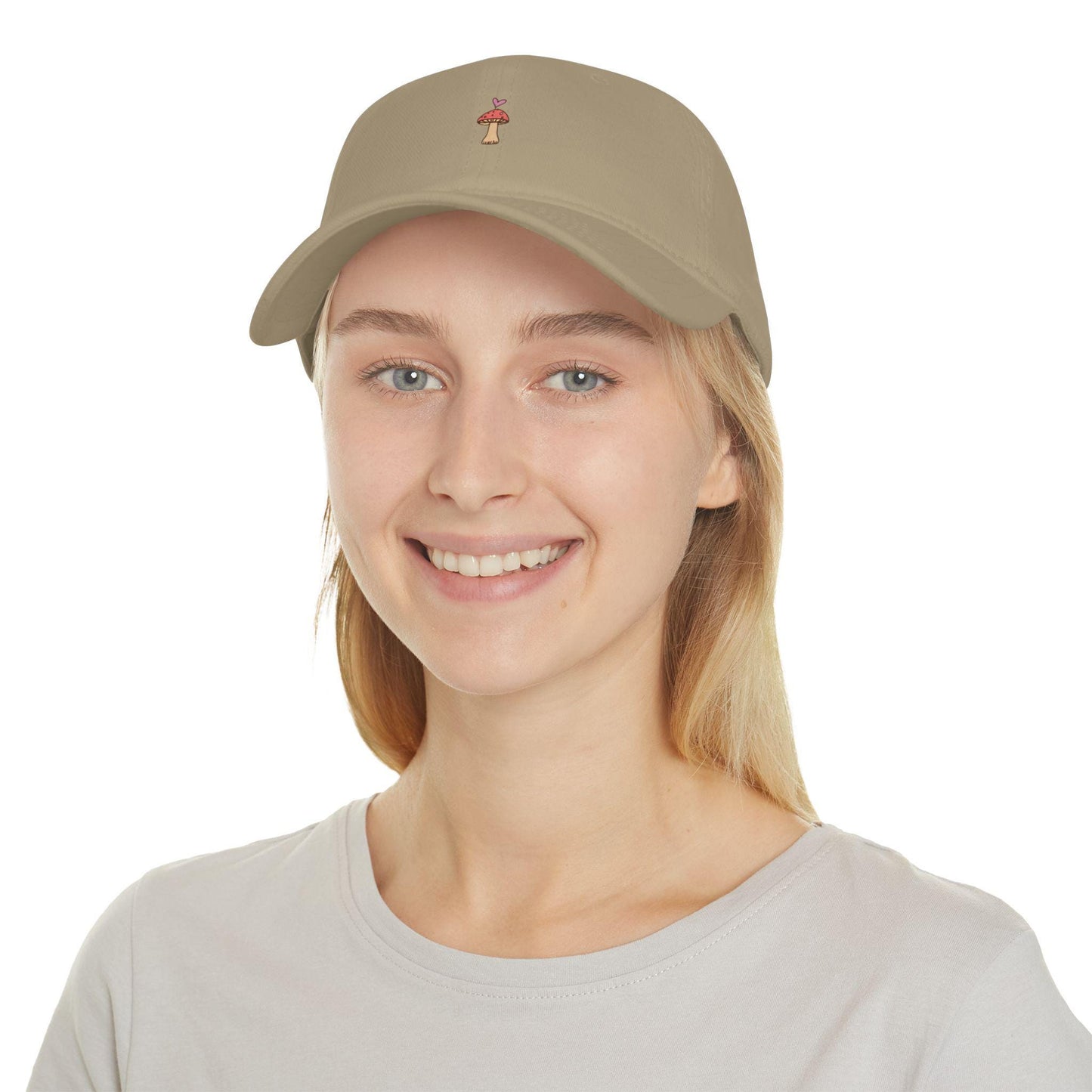 Mush-Love Logo Cap | Unisex Adjustable Hat | Trendy Streetwear | Casual Headwear | Comfortable Everyday Cap | Mushroom Gift | Baseball Cap