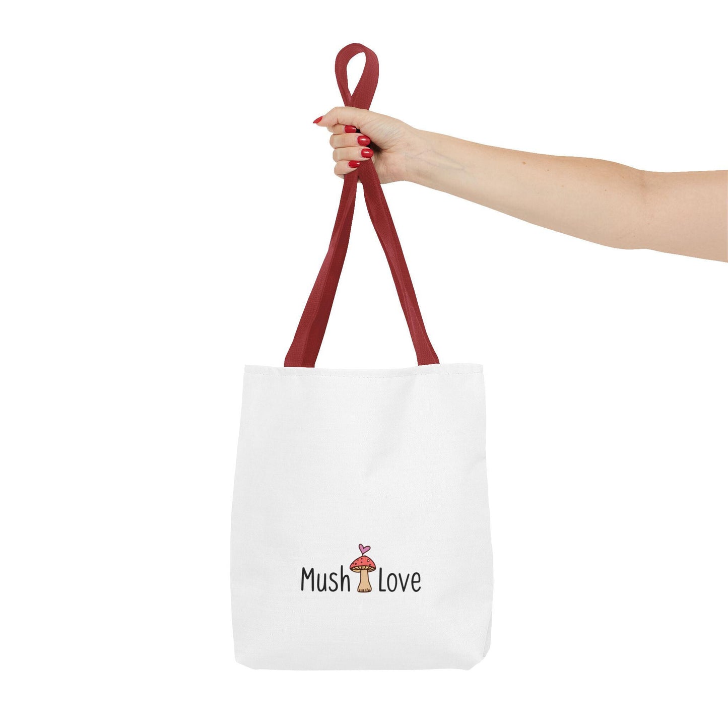 Mush-Love Organic Cotton Tote Bag | Eco-Friendly Minimalist Tote | Sustainable Shopping Bag