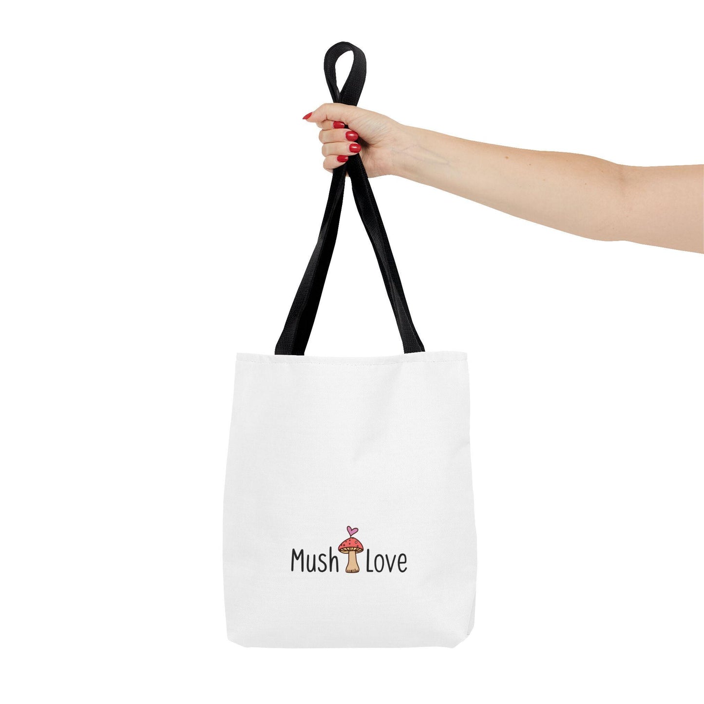 Mush-Love Organic Cotton Tote Bag | Eco-Friendly Minimalist Tote | Sustainable Shopping Bag