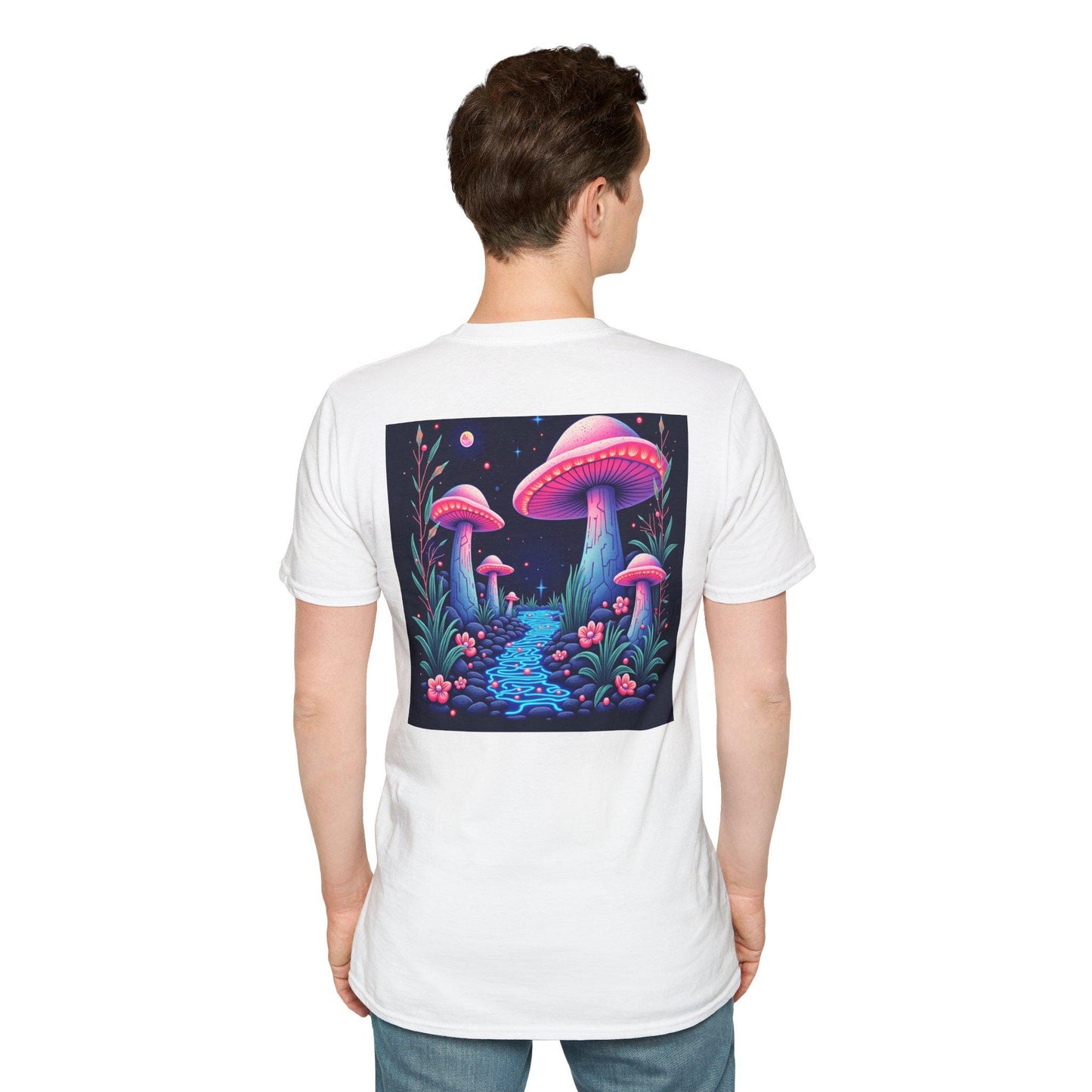 Mush-Love Collection Wonder Tee - Vibrant Mushroom Design T-Shirt | Unisex Organic Cotton | Eco-Friendly, Nature-Inspired