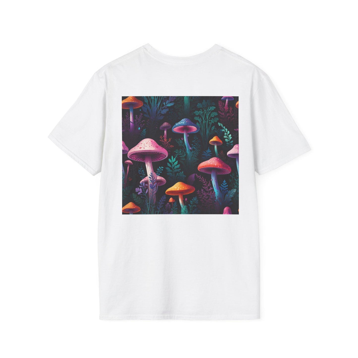 Mush-Love Collection Flow Tee - Premium Organic Cotton Mushroom Design T-Shirt | Unisex, Relaxed Fit | Nature-Inspired, Psychedelic