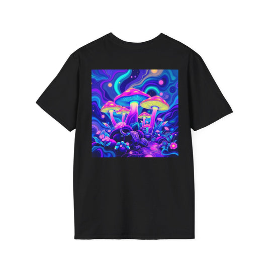 Mush-Love Collection Brightness Tee - Vibrant Mushroom Design T-Shirt | Unisex Organic Cotton | Eco-Friendly, Nature-Inspired