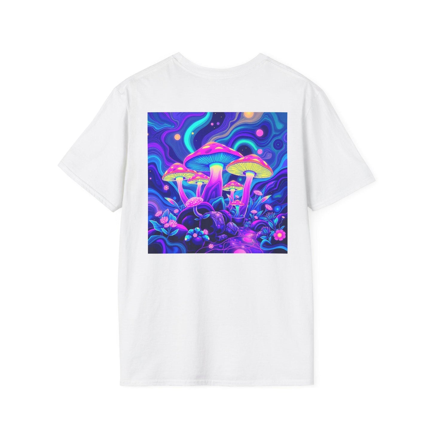 Mush-Love Collection Brightness Tee - Vibrant Mushroom Design T-Shirt | Unisex Organic Cotton | Eco-Friendly, Nature-Inspired