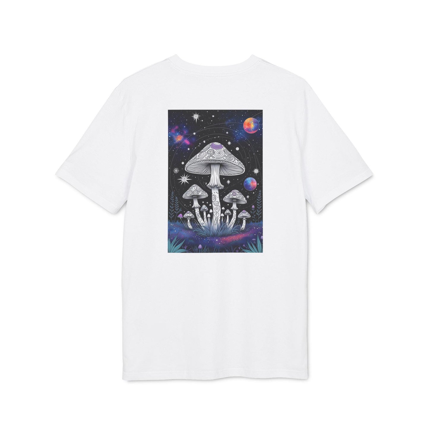 Mush-Love Mushroom Mindscapes Collection Tee - Psychedelic Mushroom T-shirt, Unisex Mushroom Shirt, Colourful Nature-Inspired Apparel