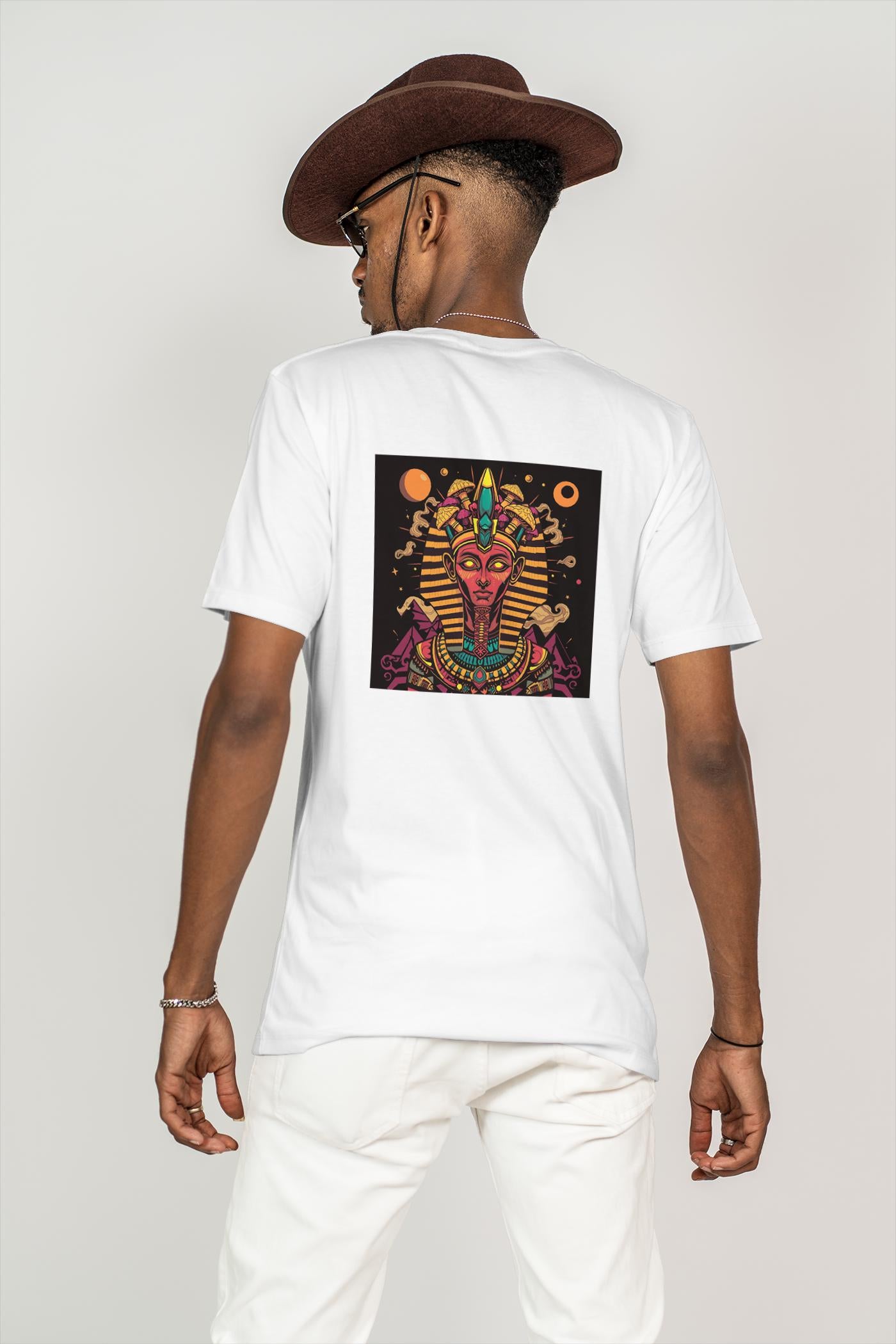 Limited Edition True Pharaoh T-shirt | Egyptian Mythology Art | Exclusive Design | Unisex | Only 5 Per Size | Unique Pharaoh Graphic Tee